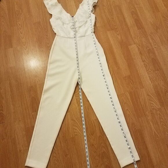 Keepsake Radar White Jumpsuit sz XS - Picture 6 of 8